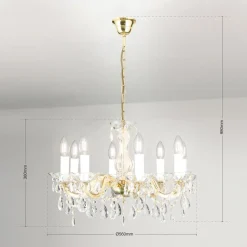 Dolores lysekrone, 8 lyskilder