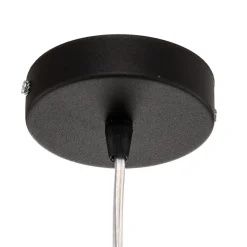 Dorina hængelampe, grøn/guld Ø 60cm