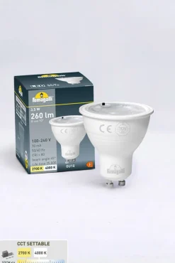 Downlight Livia 9,6 cm sort/frostet kunstharpiks GU10 CCT