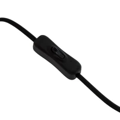 Dyberg Larsen Arch bordlampe, sort/messingfarvet, metal