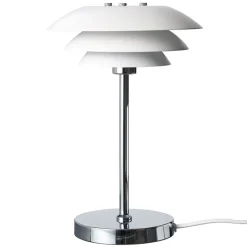 Dyberg Larsen DL20 bordlampe metal hvid