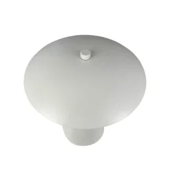 Dyberg Larsen LED-bordlampe Vienna, creme, højde 28 cm