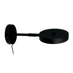 Dyberg Larsen LED-væglampe Starlight, sort, Ø 14 cm