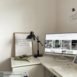 Dyberg Larsen London skrivebordslampe i sort