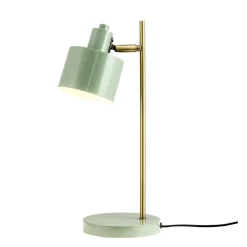Dyberg Larsen Ocean bordlampe, oliven, højde 43 cm, metal