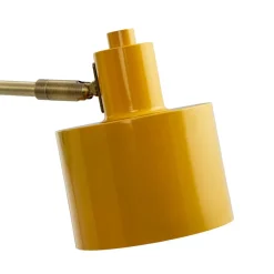 Dyberg Larsen Ocean væglampe, karry messing turkis