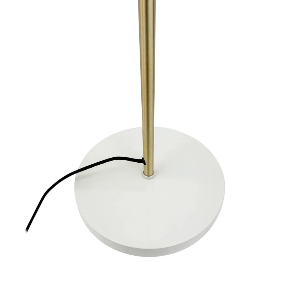 Dyberg Larsen Sleep gulvlampe, kridhvid, højde 165 cm, stål