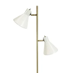 Dyberg Larsen Sleep gulvlampe, kridhvid, højde 165 cm, stål