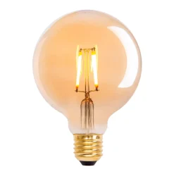 E27 4,1 W 310lm LED-globepære varmhvid guld 3 stk