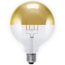 E27 7 W topforspejlet LED-pære, guld