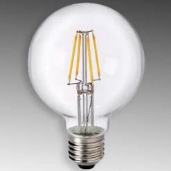 E27 6W 827 LED globe G80 klar