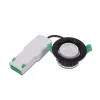 Eco R 68 LED indbygningsspot, krom, Ø 9 cm, metal, IP65 CCT