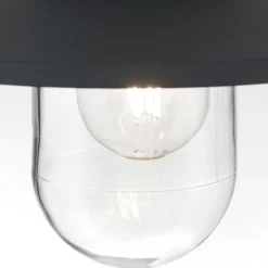 Edward udendørs hængelampe, antracit, Ø 27,5 cm, aluminium