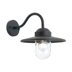 Edward udendørs væglampe i vintagestil antracit