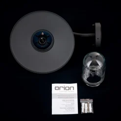 Edward udendørs væglampe i vintagestil antracit