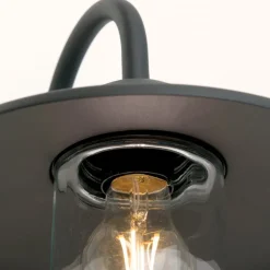 Edward udendørs væglampe i vintagestil antracit