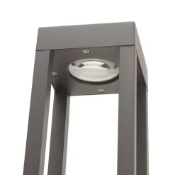 Effektiv Agra LED-gadelygte i mørkegrå