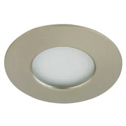 Effektivt Nikas IP44 LED-indbygningsspot, nikkel