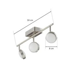 EGLO connect Corropoli-C LED-loftspot, 3 lyskilder