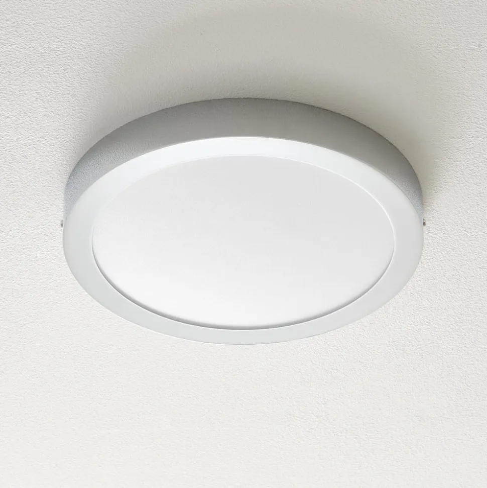 EGLO connect Fueva-C loftlampe rund 30 cm krom