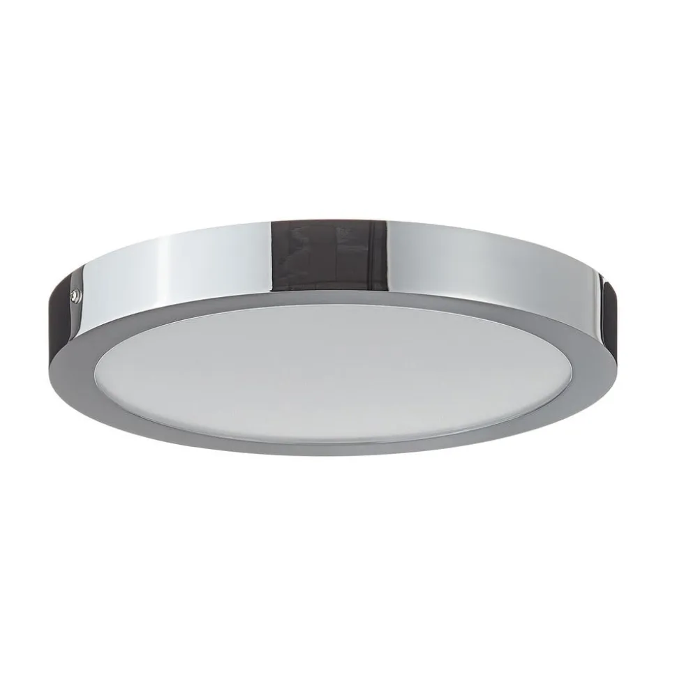 EGLO connect Fueva-C loftlampe rund 30 cm krom