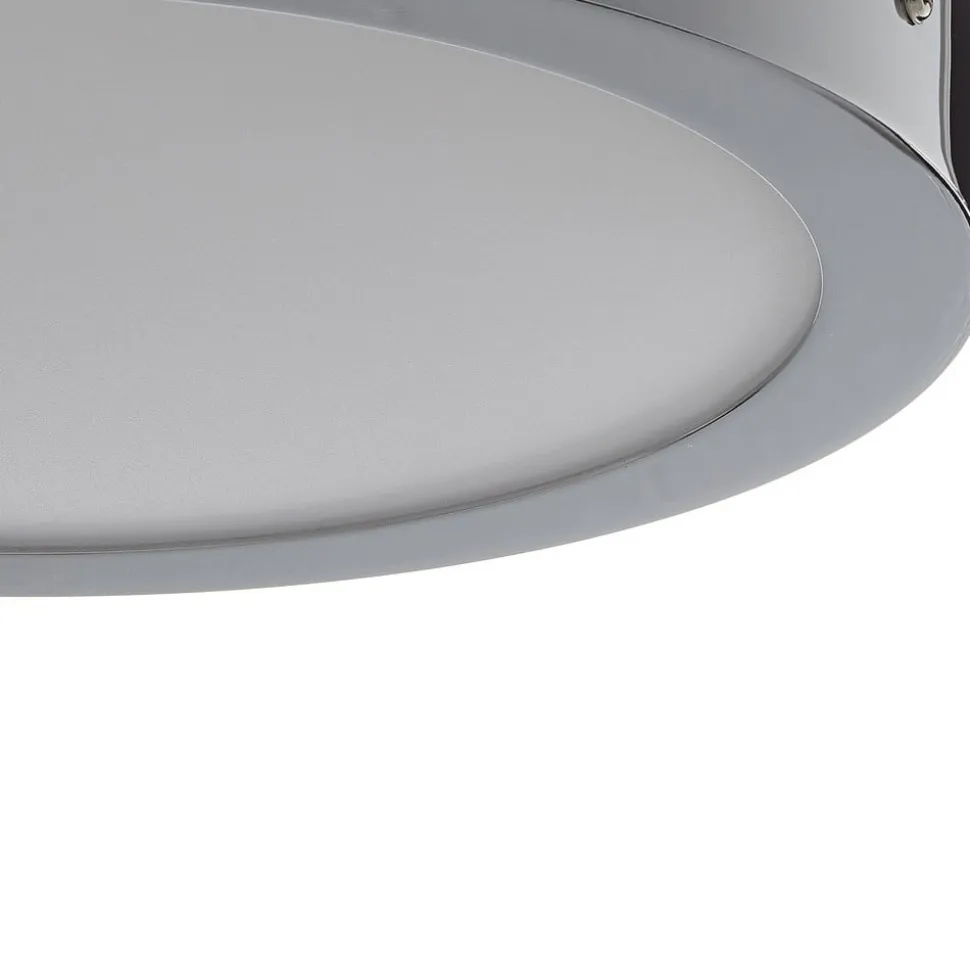 EGLO connect Fueva-C loftlampe rund 30 cm krom