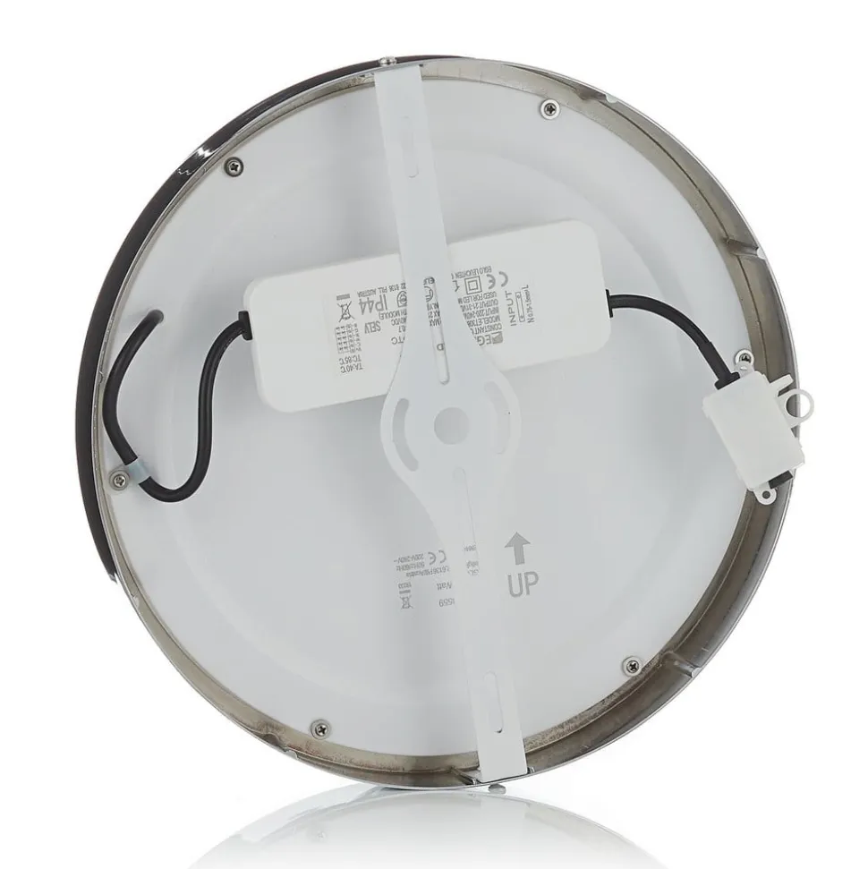 EGLO connect Fueva-C loftlampe rund 30 cm krom