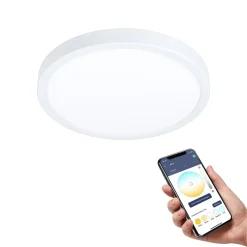 EGLO connect Fueva-Z loftslampe, Ø 28,5 cm hvid