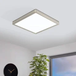 EGLO connect Fueva-Z loftslampe 28x28cm nikkel