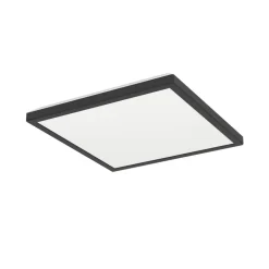 EGLO connect LED-loftlampe Rovito-Z, sort, 29 x 29 cm