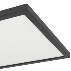 EGLO connect LED-loftlampe Rovito-Z, sort, 29 x 29 cm