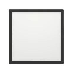 EGLO connect LED-loftlampe Rovito-Z, sort, 29 x 29 cm