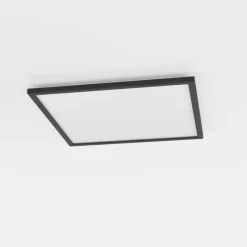 EGLO connect LED-loftlampe Rovito-Z, sort, 50 x 50 cm