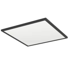 EGLO connect LED-loftlampe Rovito-Z, sort, 50 x 50 cm