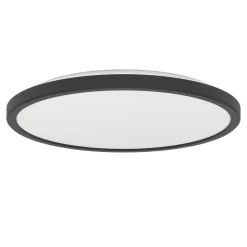 EGLO connect LED-loftlampe Rovito-Z, sort, Ø 30 cm