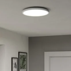 EGLO connect LED-loftlampe Rovito-Z, hvid, Ø 30 cm