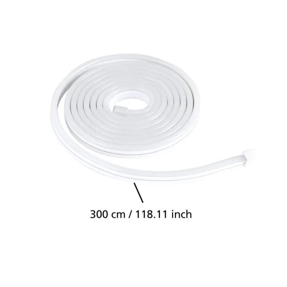 EGLO connect LED-Strip Neon Stripe-Z, 3 M., RGB, CCT, hvid
