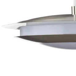 EGLO connect Moneva-C LED-hængelampe nikkel Ø 40,5