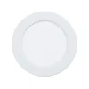 EGLO connect Smart LED-indbygningslampe Fueva 6-Z, hvid, Ø 12 cm