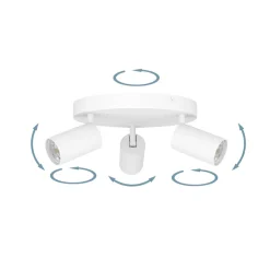EGLO connect Telimbela-Z loftspot 3 lyskilder hvid