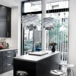 Eksklusiv pendellampe Silvia medium, stål