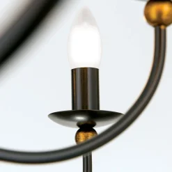 Elegant GARDA lysekrone herregårdsstil og tolv lys