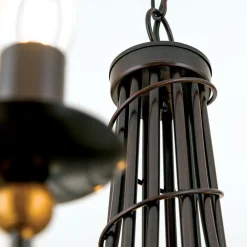 Elegant GARDA lysekrone herregårdsstil og tolv lys