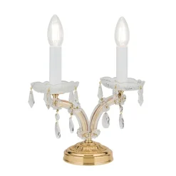 Elegant TJURA bordlampe med krystaller