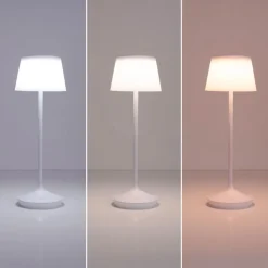 Emmi LED-bordlampe, solcelle, CCT, opladelig, hvid