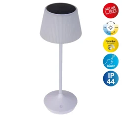 Emmi LED-bordlampe, solcelle, CCT, opladelig, hvid