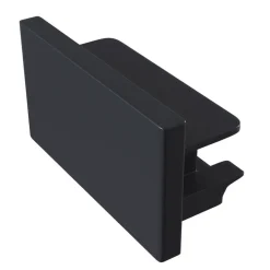 Endekappe Track, 1-faset skinne, sort