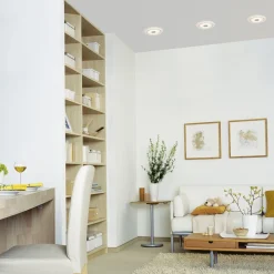 Enkel indbyggelig lampe Whirl, sæt med 3 stk.