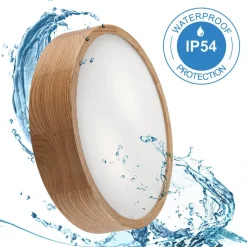 Envostar Caspian loftlampe, Ø 37 cm, IP54, eg