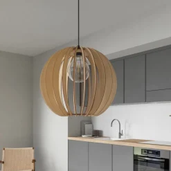 Envostar Clay hængelampe birkeplywood Ø 40 cm